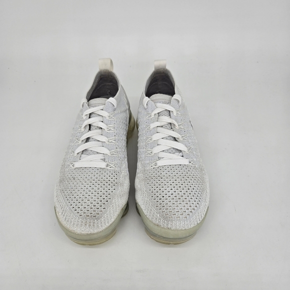 Nike Air Vapormax Flyknit 2 'Pure Platinum' White Women's Shoes Size 5 - Picture 2 of 8